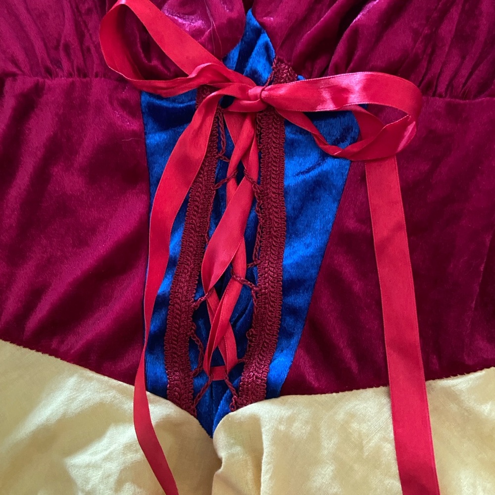 Short adult Red and Yellow “Snow White” Princess Costume size small - Picture 3 of 7